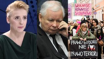 Scheuring-Wielgus wspiera Czarny Piątek: "Kaczyński boi się kobiet. Mam nadzieję, że zobaczy ten tłum!"