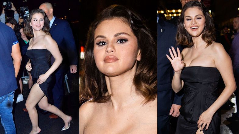 Selena Gomez w ponętnej kreacji zmierza na after party "Saturday Night Live" (ZDJĘCIA)