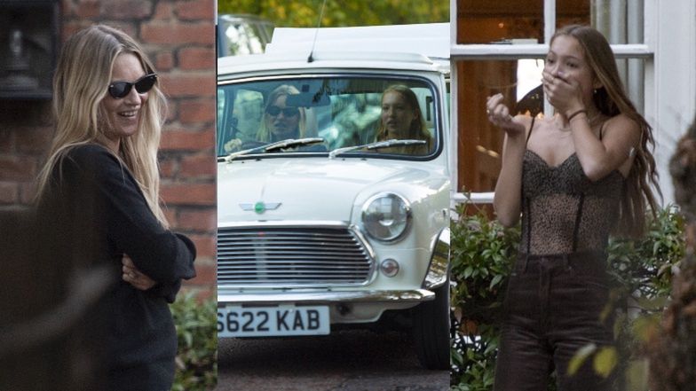 Kreatywna Kate Moss wręcza córce na 18. urodziny samochód, którym sama jeździła DWIE DEKADY temu. Słodko? (ZDJĘCIA)