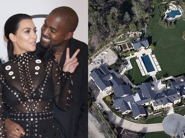 Kim i Kanye wydali 20 milionów dolarów na renowację swojej willi...