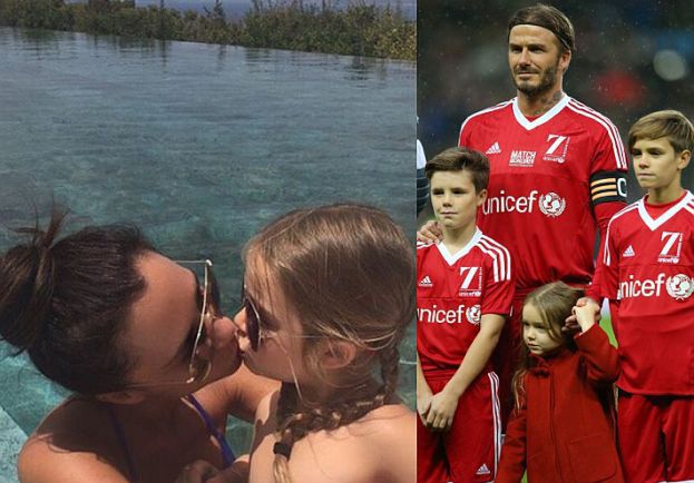 Victoria Beckham atakowana za… całowanie 5-letniej Harper w usta. "TO NIE JEST NORMALNE!"
