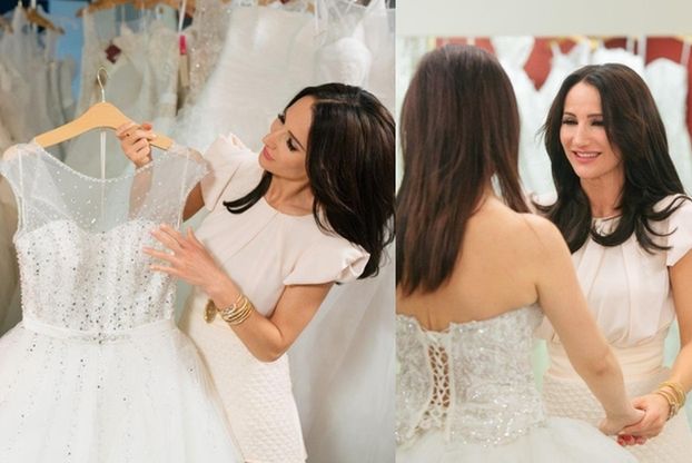Steczkowska wybiera suknię ślubną dla swojej fanki (ZDJĘCIA)