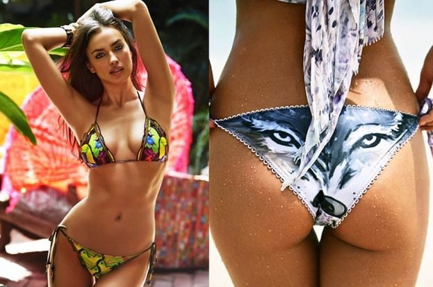 Seksowna Irina Shayk reklamuje kostiumy kąpielowe!