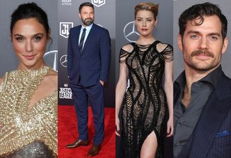 Gal Gadot, Henry Cavill, Ben Affleck i noga Amber Heard na światowej premierze "Ligi sprawiedliwości" (ZDJĘCIA)