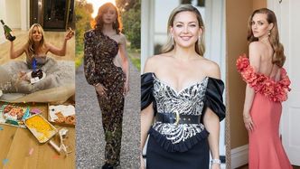 Złote Globy 2021 Z DOMU: Kaley Cuoco, Lily Collins, Kate Hudson, Amanda Seyfried... (ZDJĘCIA)