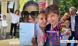 Gwiazdy świętują ostatni dzień szkoły, chwaląc się sukcesami dzieci: Katarzyna Cichopek, Joanna Racewicz, Anna Kalczyńska (ZDJĘCIA)