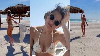 Marta Wierzbicka w bikini relaksuje się w promieniach słońca: "Wakajki czas start!" (ZDJĘCIA)