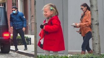 Bradley Cooper i Irina Shayk opuszczają manhattański dom gwiazdora z roześmianą córką Leą (ZDJĘCIA)
