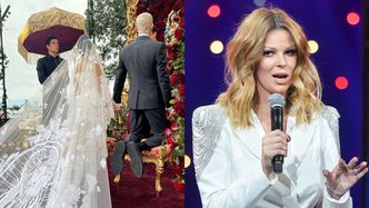 Ślubna stylizacja Kourtney Kardashian uraziła UCZUCIA RELIGIJNE Małgorzaty Tomaszewskiej: "To jakaś KPINA Z WIARY?"