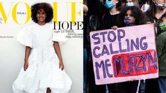Uczestniczka warszawskiego protestu #BlackLivesMatter trafiła na OKŁADKĘ "Vogue Polska": "Daje nadzieję NA LEPSZE JUTRO"