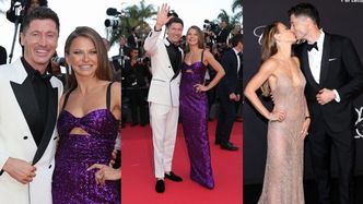 Anna Lewandowska w DWÓCH kreacjach BŁYSZCZY u boku Roberta na czerwonym dywanie w Cannes (ZDJĘCIA)