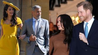 George i Amal Clooney NIE ZNALI Harry'ego i Meghan przed "royal wedding"?
