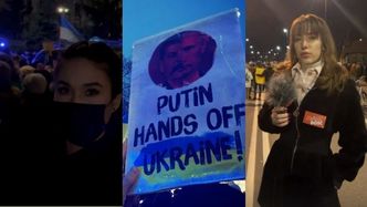 Znani protestują pod ambasadą Rosji w Warszawie: Ida Nowakowska, Maja Ostaszewska, Marianna Schreiber (ZDJĘCIA)