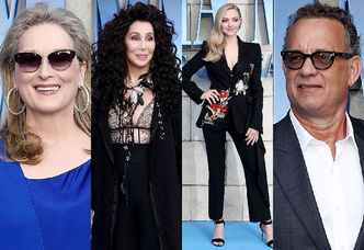 Gwiazdy na premierze drugiej części "Mamma Mia": Meryl Streep, Amanda Seyfried, głęboki dekolt Cher... (ZDJĘCIA)