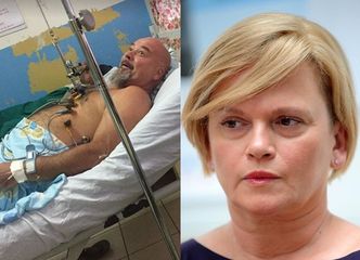 Mąż Katarzyny Figury miał wypadek. Grozi mu amputacja nogi (FOTO)