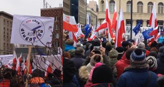 Tak wyglądał protest przed siedzibą TVP w Warszawie!