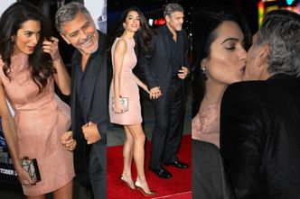 George Clooney całuje Amal na premierze (ZDJĘCIA)