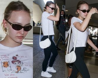 Lily-Rose Depp znowu cierpi na lotnisku