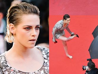 Kristen Stewart w Cannes zdjęła szpilki w akcie protestu (ZDJĘCIA)