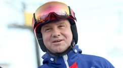 Andrzej Duda szusuje na nartach. Dr Grzesiowski znacząco skomentował