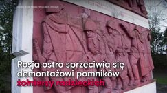 Demontaż radzieckich pomników. Rosja chce sankcji dla Polski