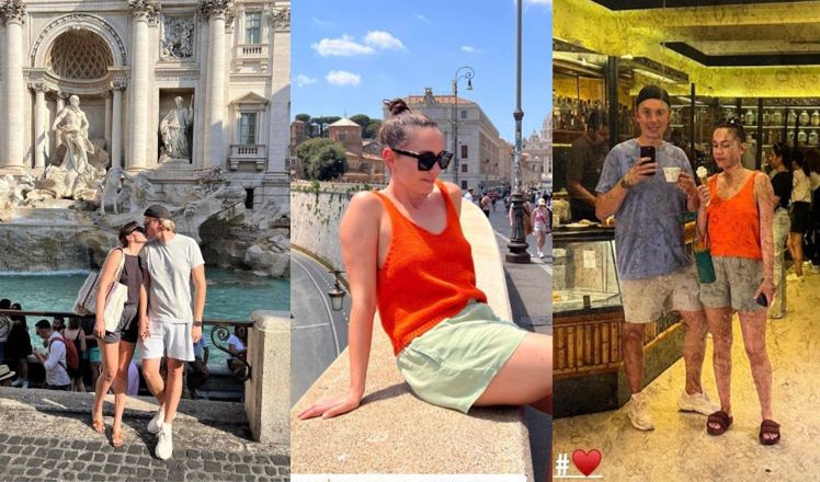 Olga Buzady ​​habla sobre las «vacaciones en Roma» con su hijo de 9 años y su amante de 7 años (fotos)