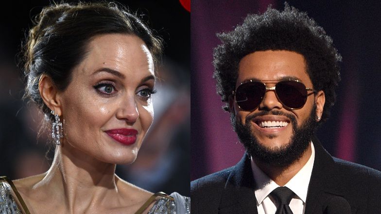 Angelina Jolie i The Weeknd podsycają plotki o ROMANSIE, bawiąc się na prywatnym koncercie