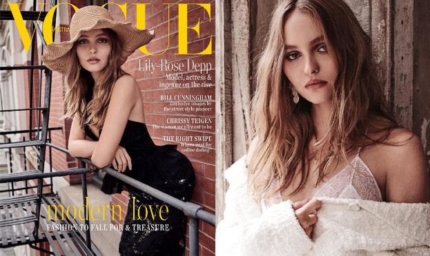 Lily-Rose Depp pozdrawia ze swojej siódmej okładki "Vogue'a"
