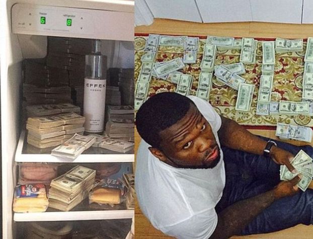 50 Cent wyznał, że pozował z fałszywymi pieniędzmi!