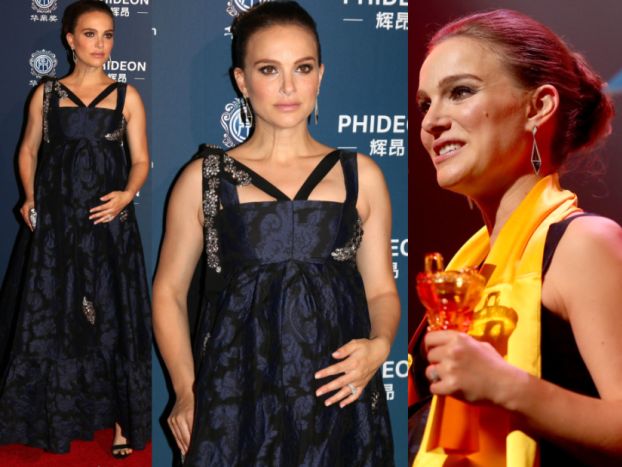 Natalie Portman w zaawansowanej ciąży na czerwonym dywanie (ZDJĘCIA)