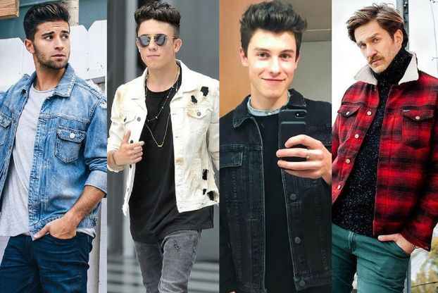 Z czym celebryci noszą kurtki jeansowe?