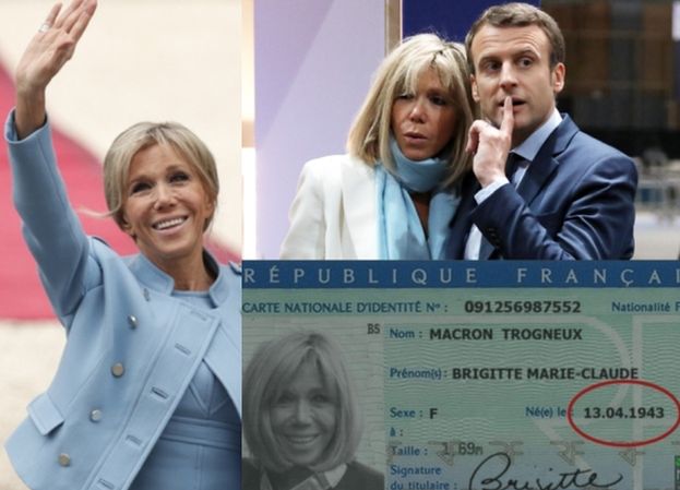 Brigitte Macron ukrywa swój prawdziwy wiek i ma... 74 lata?! Opublikowano skan jej dowodu! (FOTO)