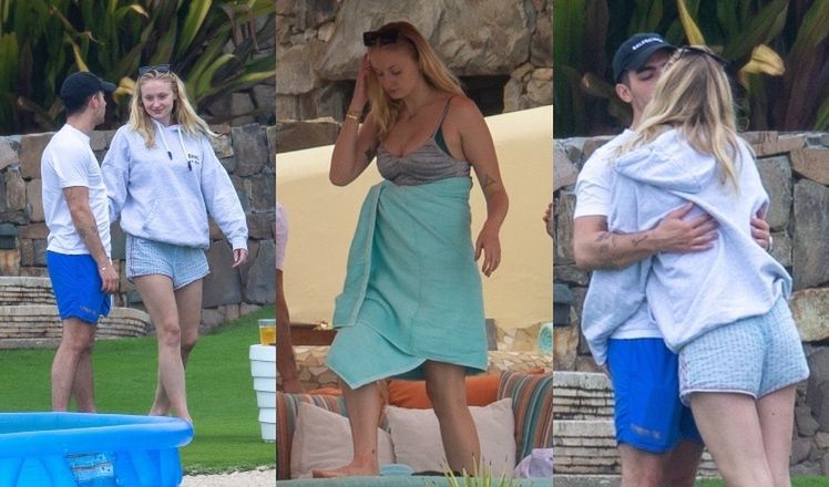 Przyszli rodzice Joe Jonas i Sophie Turner obściskują się na romantycznych wakacjach w Meksyku. Uroczy widok? (ZDJĘCIA)