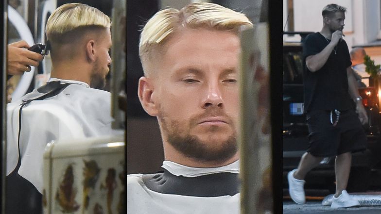 Tak Sebastian Fabijański robi się na bóstwo u fryzjera. Odświeżył blond czuprynę (ZDJĘCIA)