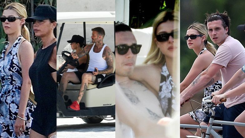 Victoria i David Beckhamowie na rodzinnych wakacjach z dziećmi i PRZYSZŁĄ SYNOWĄ