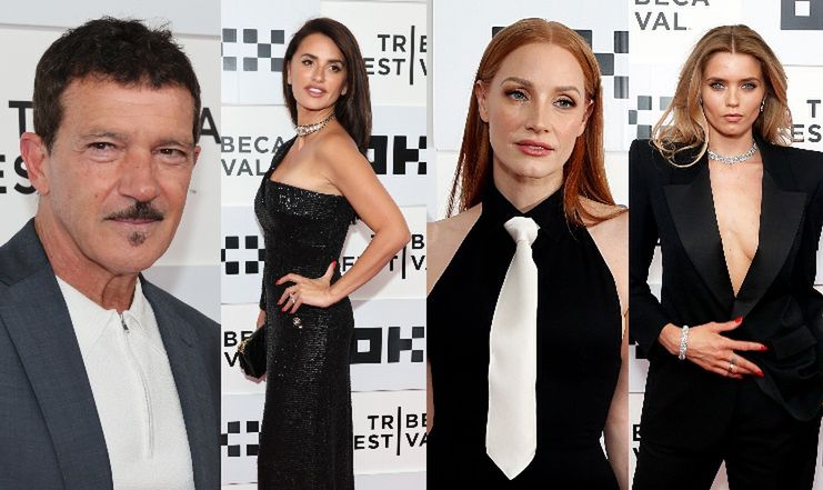 Gwiazdy na Tribeca Film Festival: dojrzały Antonio Banderas, szykowna Penelope Cruz, odmieniona Jessica Chastain... (ZDJĘCIA)