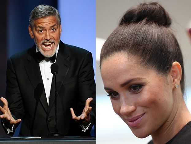George Clooney broni Meghan Markle: "Traktują ją jak kiedyś Dianę. Historia się powtarza"