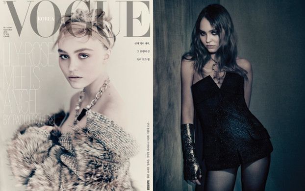Zmysłowa Lily-Rose Depp pozuje dla koreańskiego "Vogue'a"