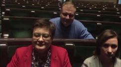Relacja Joanny Scheuring-Wielgus z pustej sali plenarnej