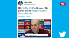 Liga Mistrzów. Zinedine Zidane straci pracę? Trener Realu Madryt zabrał głos na konferencji