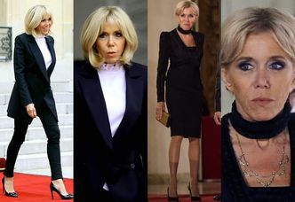 64-letnia Brigitte Macron w dwóch eleganckich stylizacjach. Która lepsza? (ZDJĘCIA)