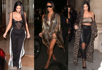 Kolejne stylizacje Kim Kardashian z Paryża: która najlepsza? (ZDJĘCIA)
