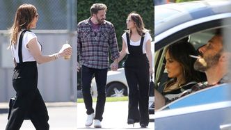 ZARĘCZENI Jennifer Lopez i Ben Affleck nieśpiesznie przechadzają się ulicami Los Angeles, trzymając się za ręce (ZDJĘCIA)