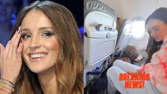 "Breaking news": Marina Łuczenko podróżuje samolotem z innymi ludźmi! "Jednak nie tacy burżuje" (FOTO)