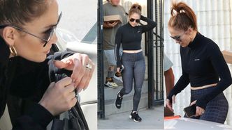 Świeżo upieczona żona Jennifer Lopez prezentuje obrączkę ślubną za TYSIĄC DOLARÓW, maszerując w sportowym stroju (ZDJĘCIA)