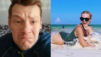 Rozgoryczony Marcin Mroczek komentuje zdjęcia dokazującej na Zanzibarze żony: "Nie muszę wam mówić, co czuję..."