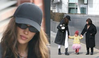 Irina Shayk spaceruje po Nowym Jorku z mamą i starannie wystylizowaną córką (FOTO)