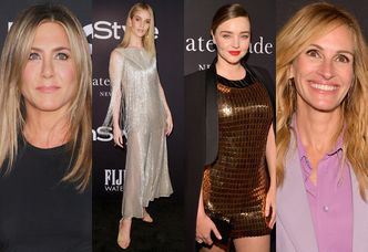 Jennifer Aniston, Julia Roberts i Miranda Kerr bawią się na rozdaniu nagród (ZDJĘCIA)
