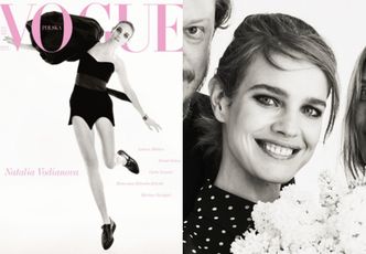 Natalia Vodianova na majowej okładce "Vogue Polska"