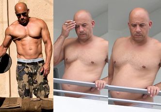 Vin Diesel pokazał brzuszek na balkonie... (ZDJĘCIA)